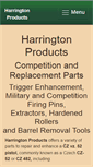 Mobile Screenshot of harringtonproducts.com